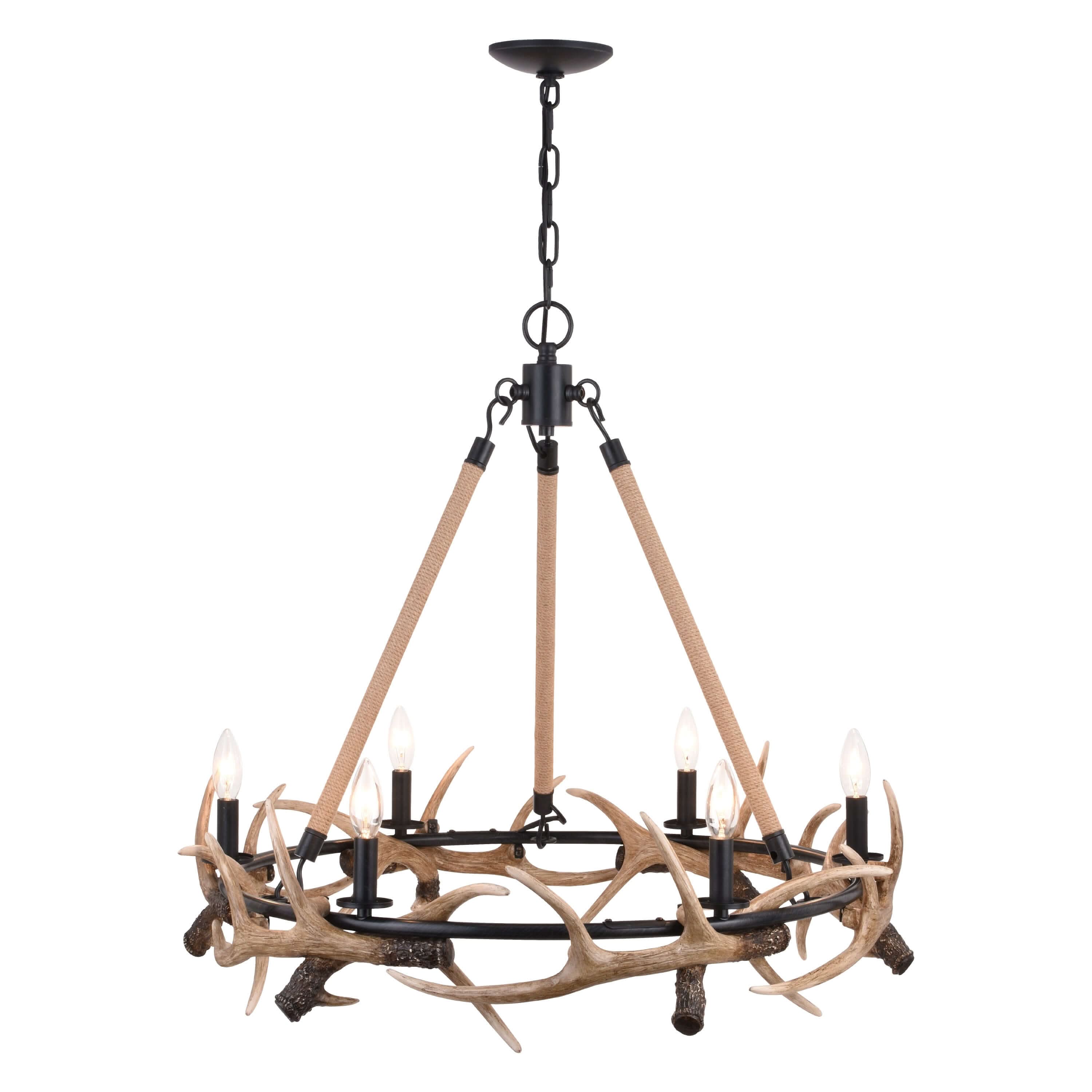 Breckenridge 6-Light Antler Chandelier