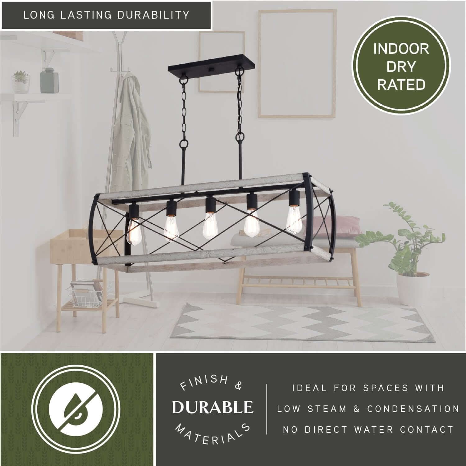 Montclare 5-Light Linear Chandelier