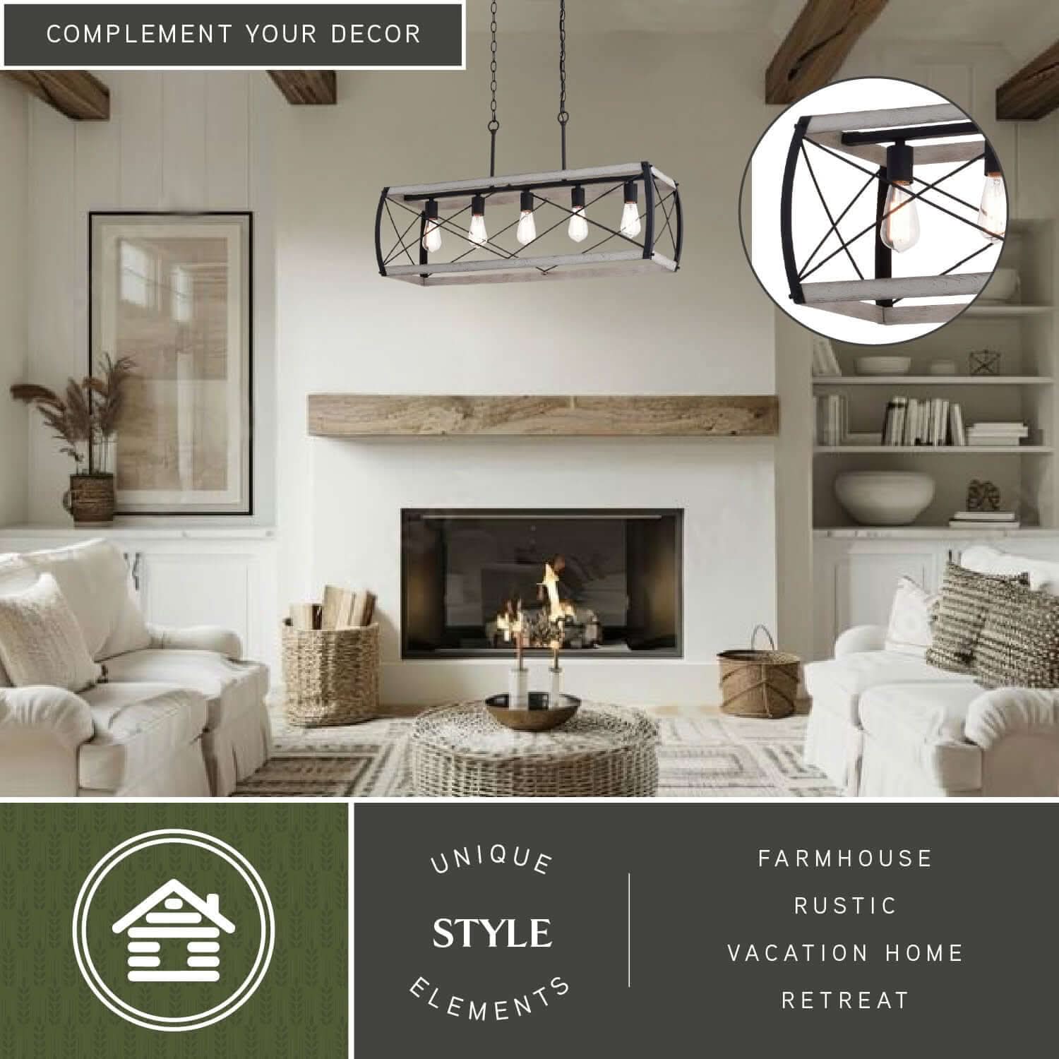 Montclare 5-Light Linear Chandelier