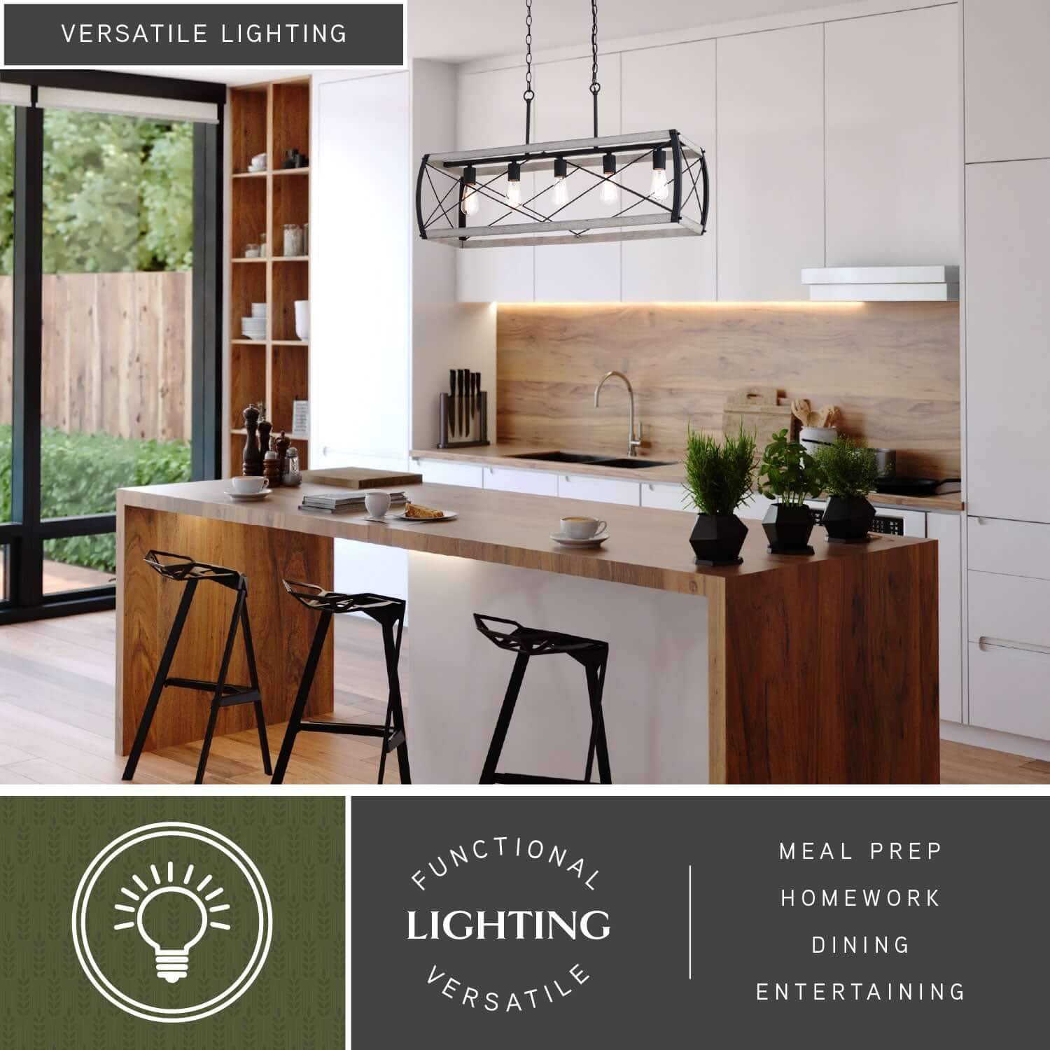 Montclare 5-Light Linear Chandelier