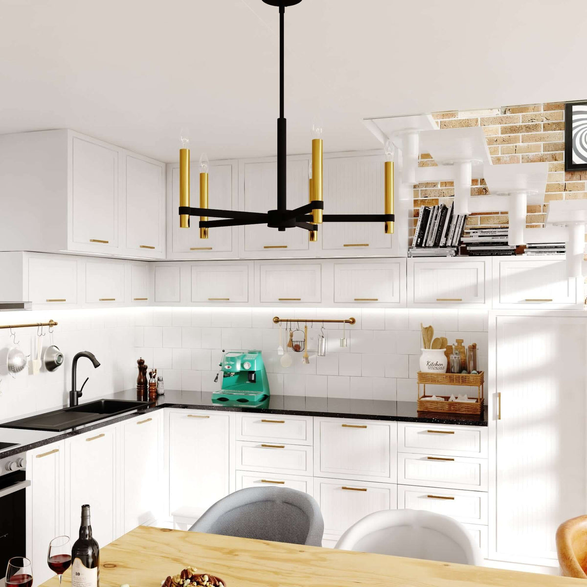 Damen 5-Light Chandelier