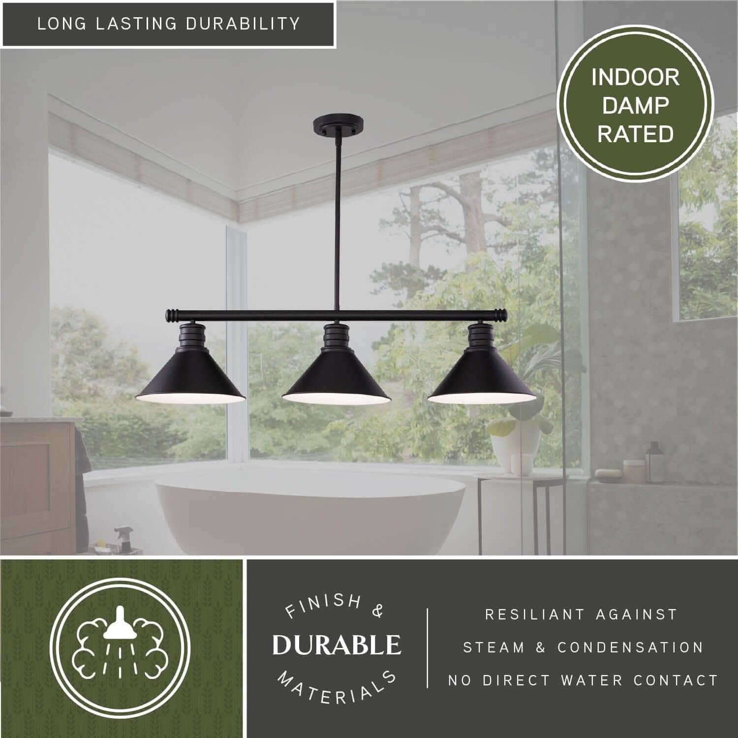 Akron 3-Light Linear Chandelier