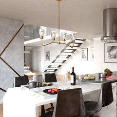 Beverly 4-Light Linear Chandelier