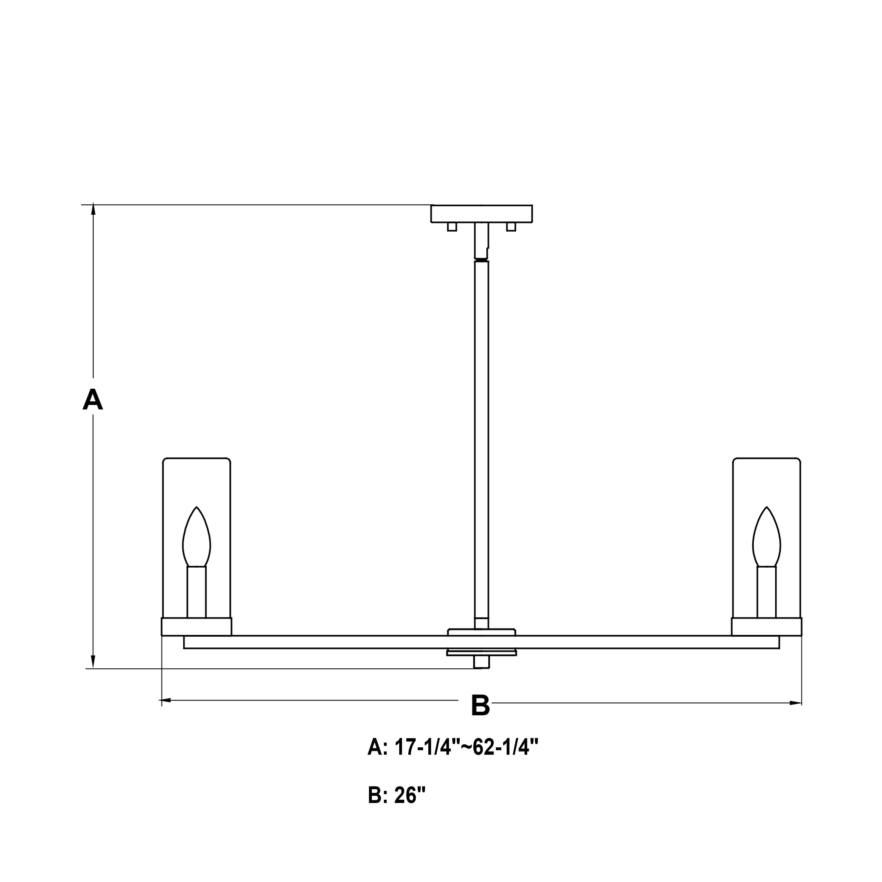 Grantley 6-Light Indoor-Outdoor Chandelier