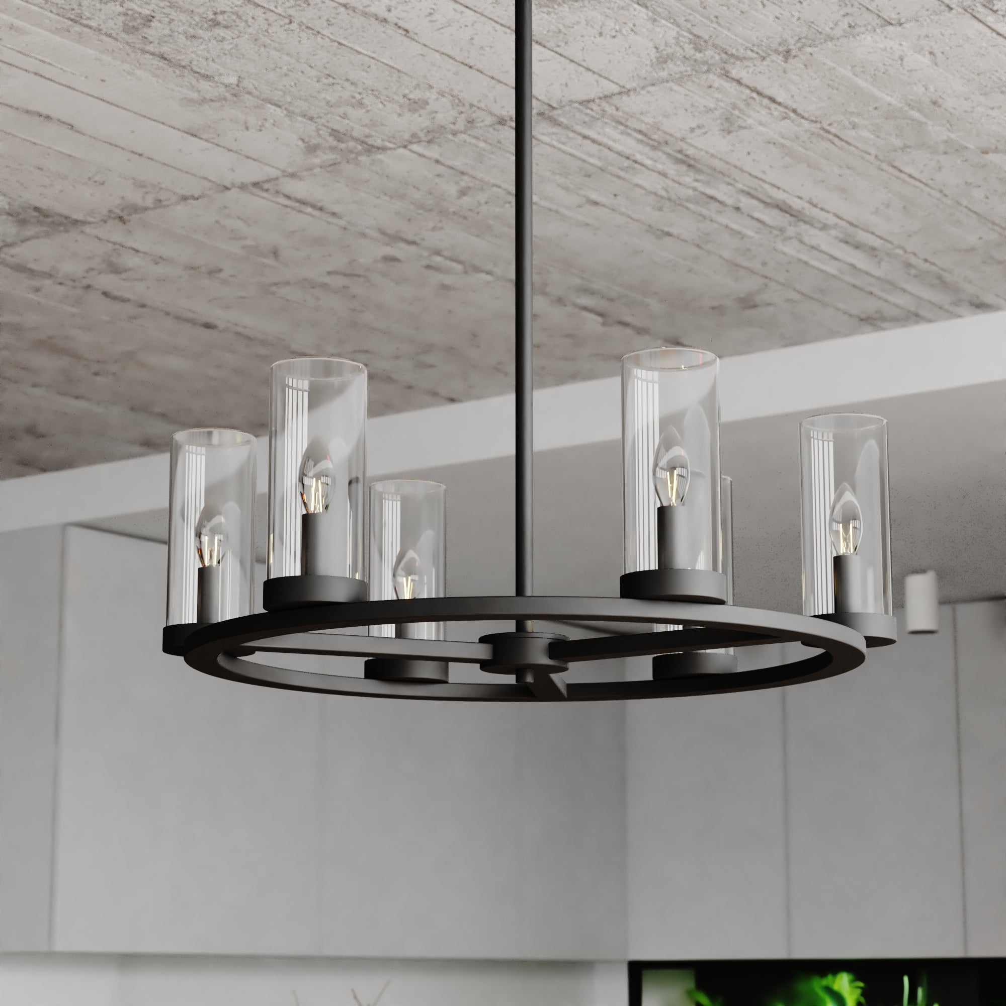 Grantley 6-Light Indoor-Outdoor Chandelier