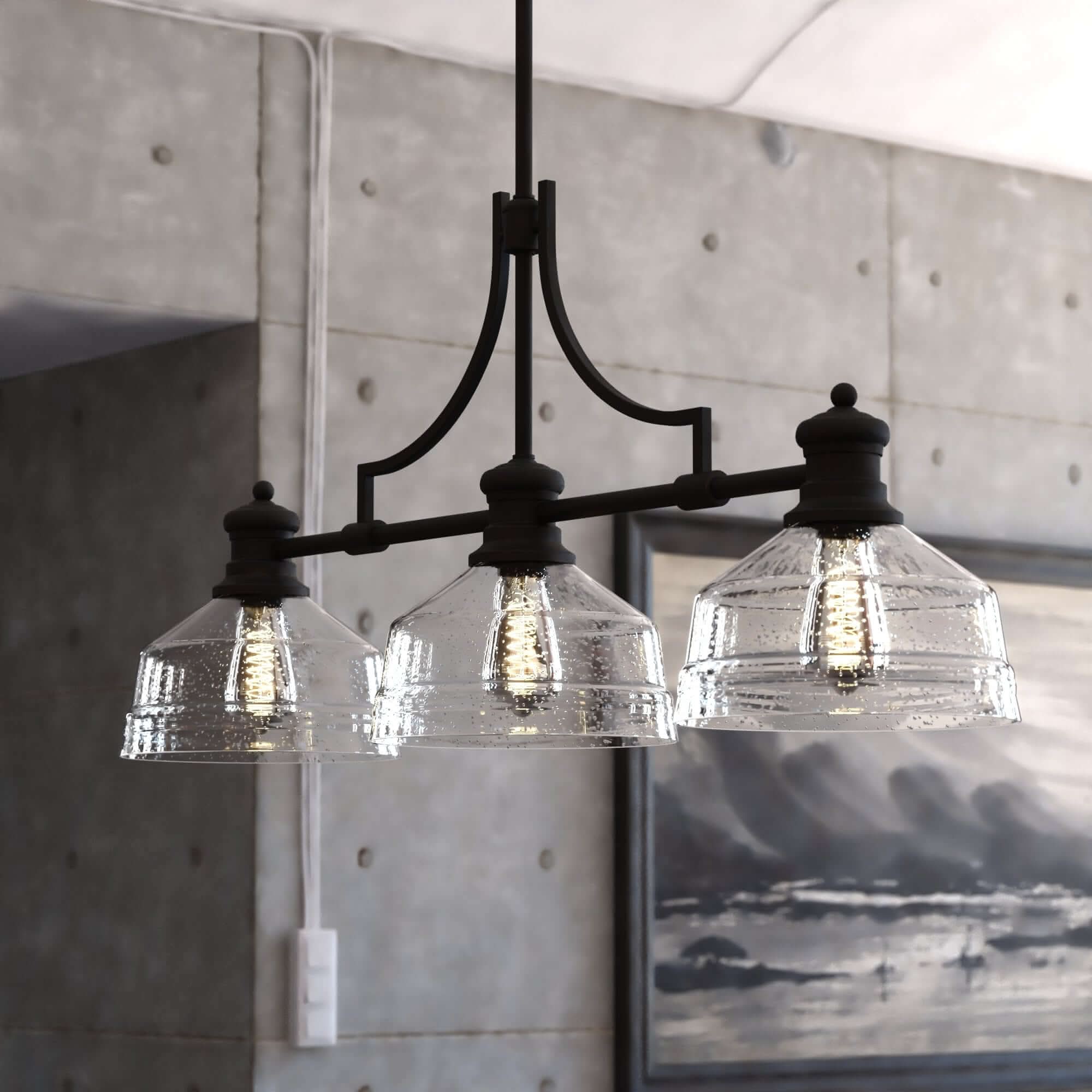Beloit 3-Light Linear Chandelier