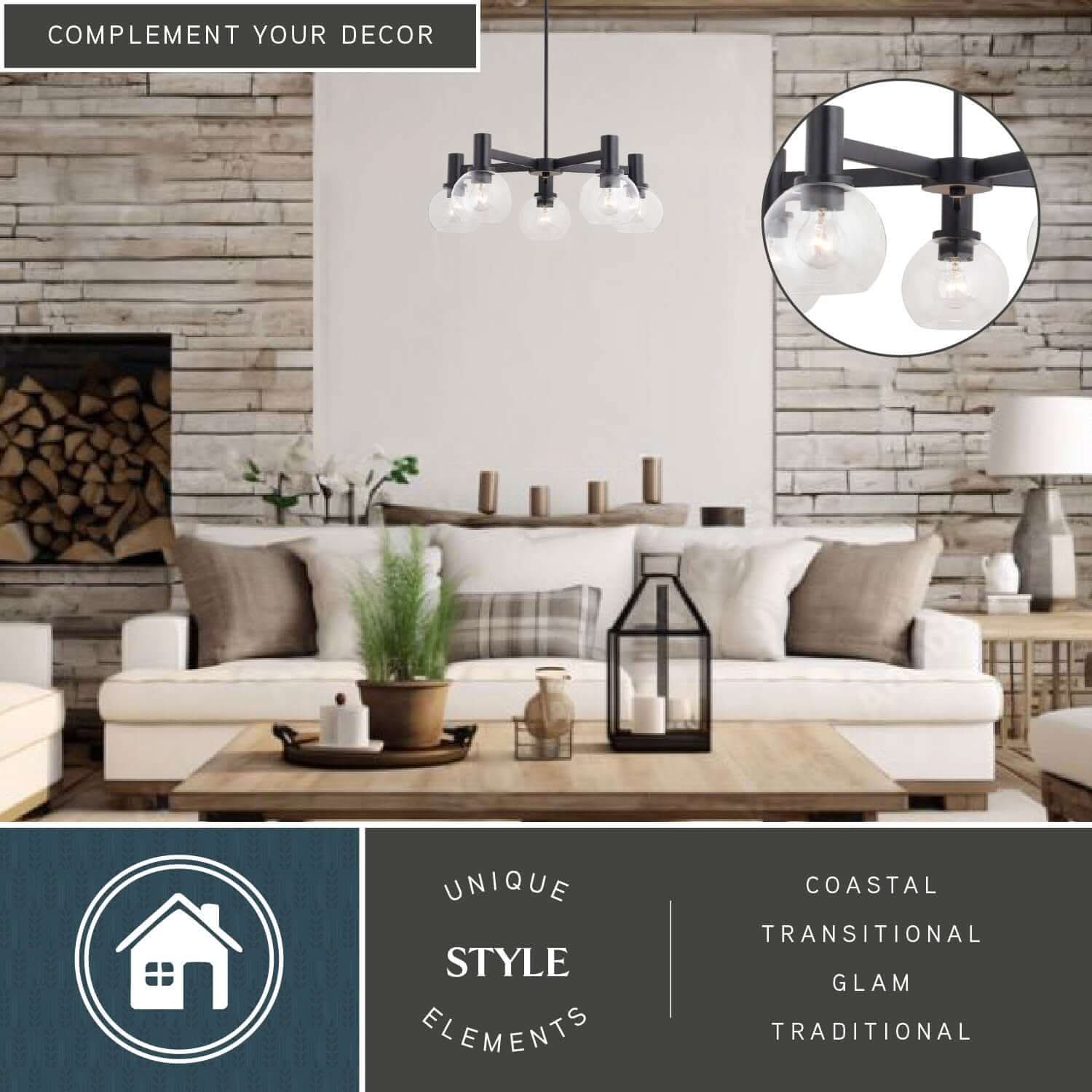 Marshall 5-Light Chandelier