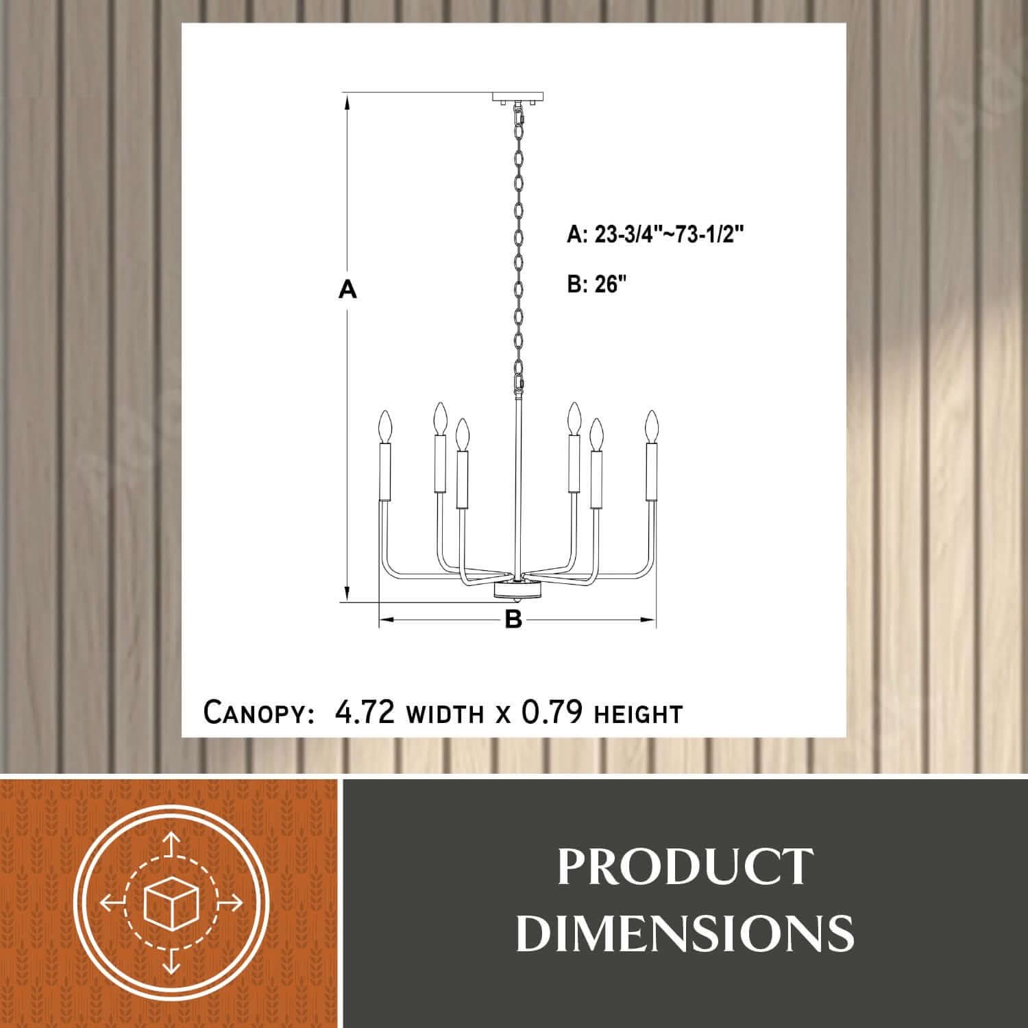 Belden 6-Light Chandelier