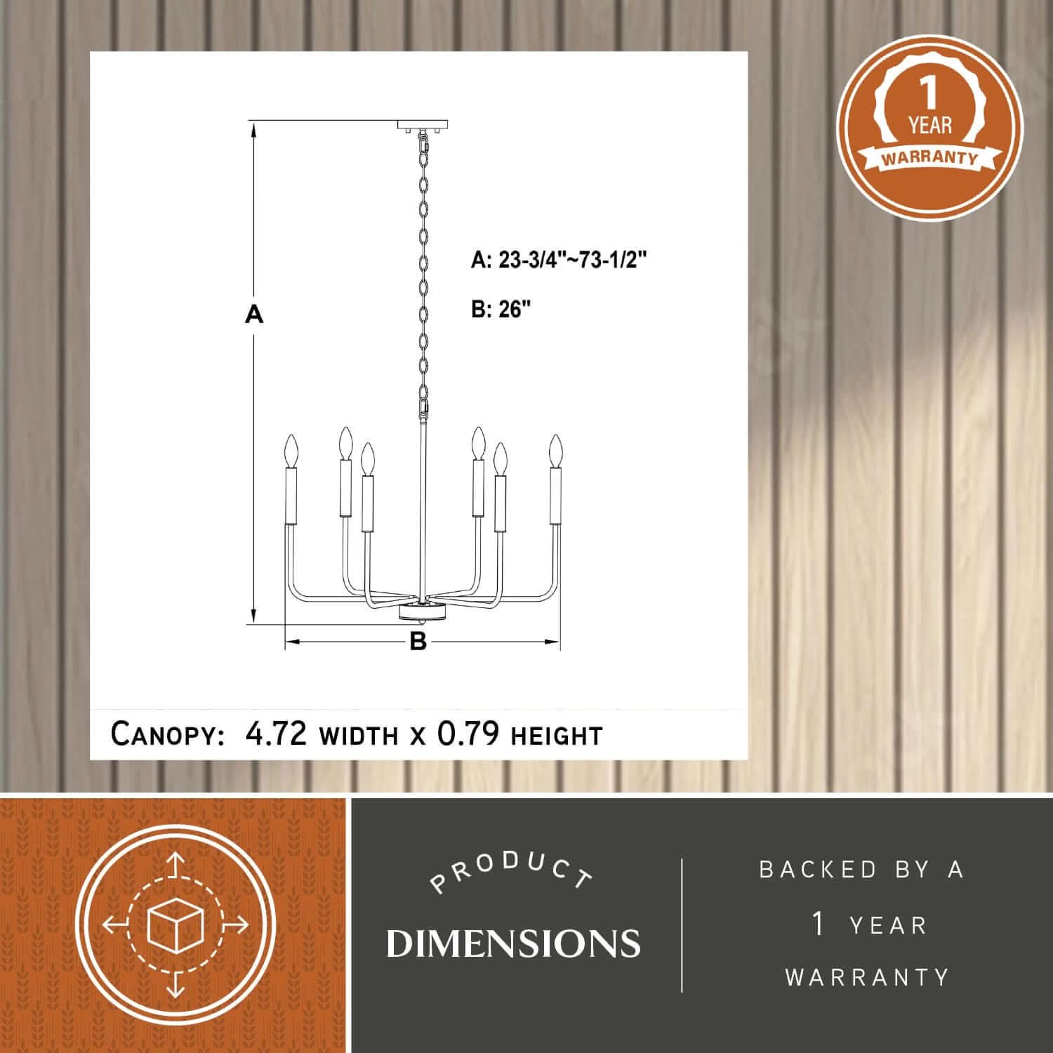 Belden 6-Light Chandelier