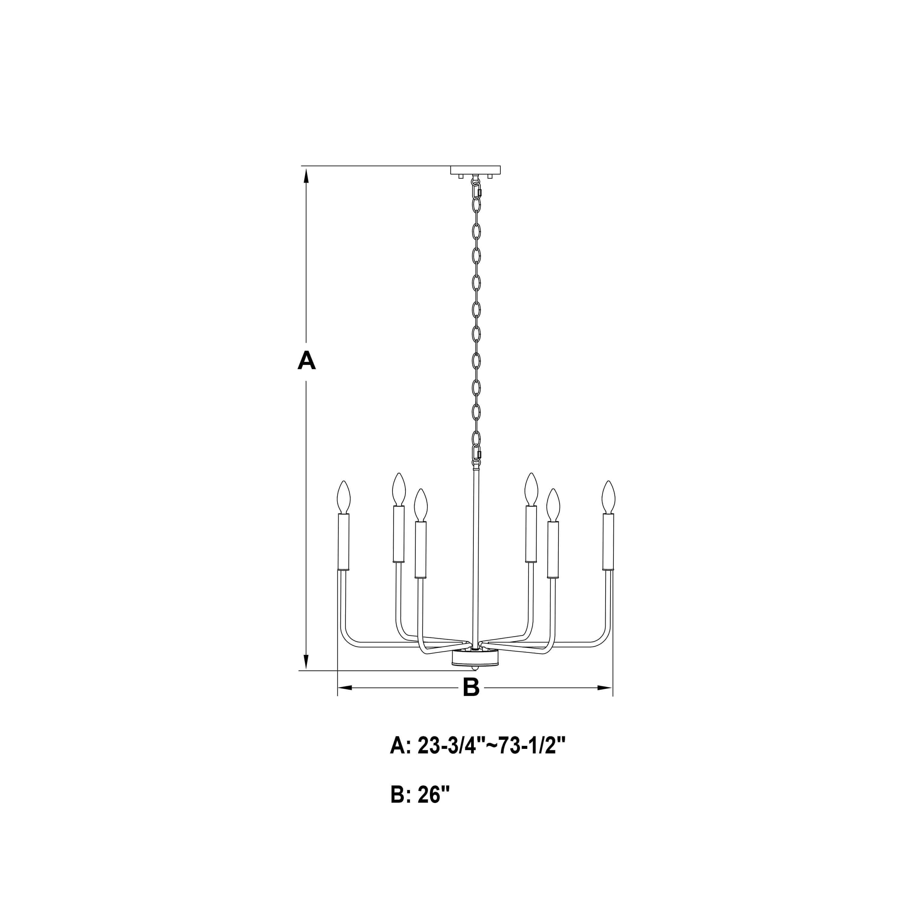 Belden 6-Light Chandelier