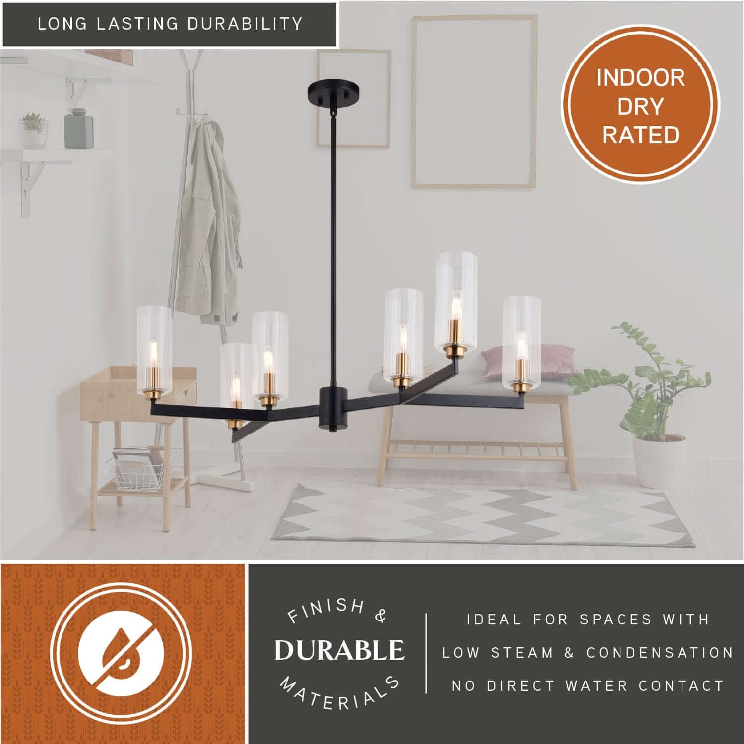 Claremont 6-Light Chandelier