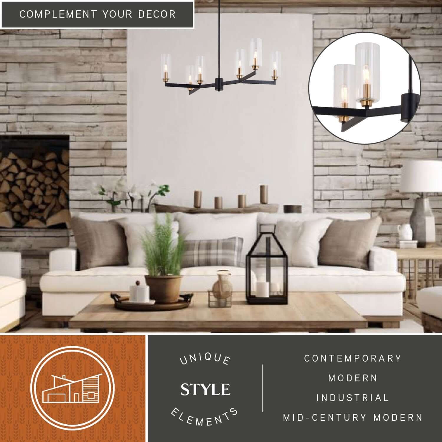 Claremont 6-Light Chandelier