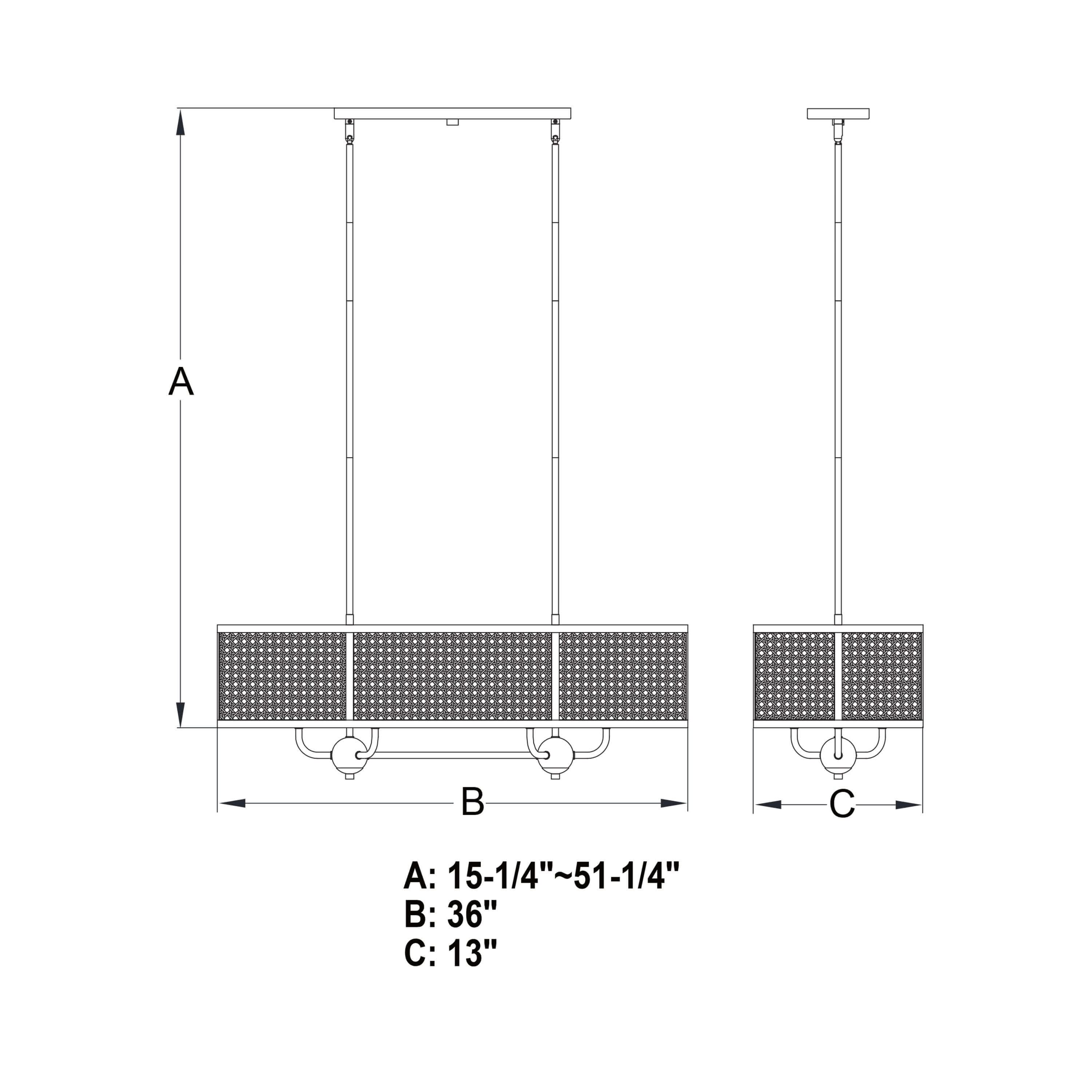 Berens 6-Light Linear Chandelier