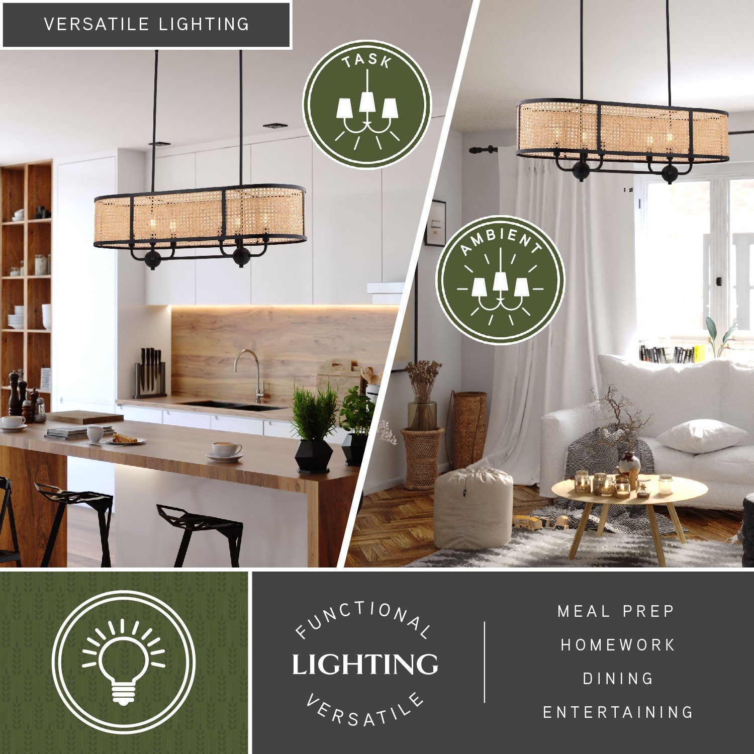 Berens 6-Light Linear Chandelier