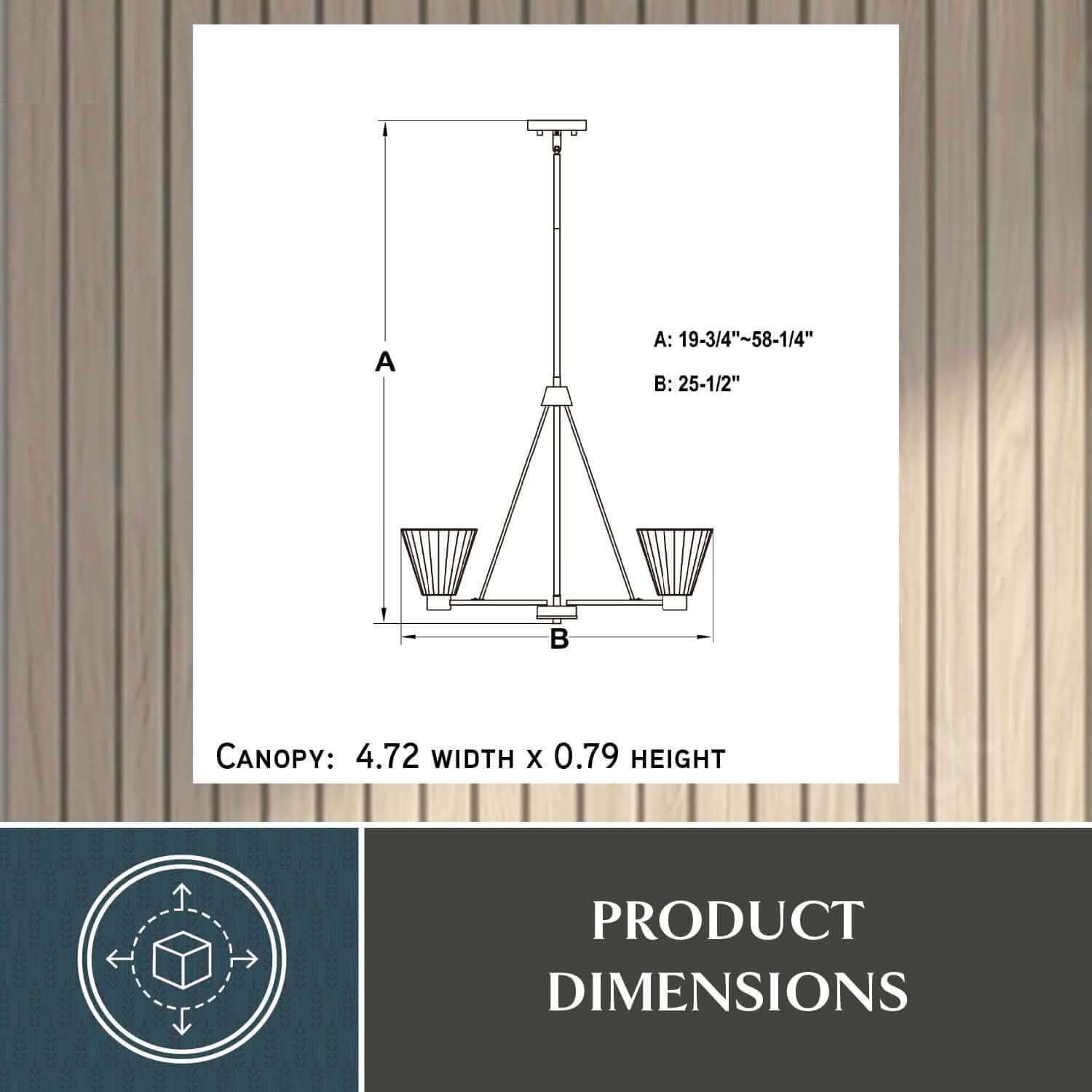 Dalton 5-Light Chandelier