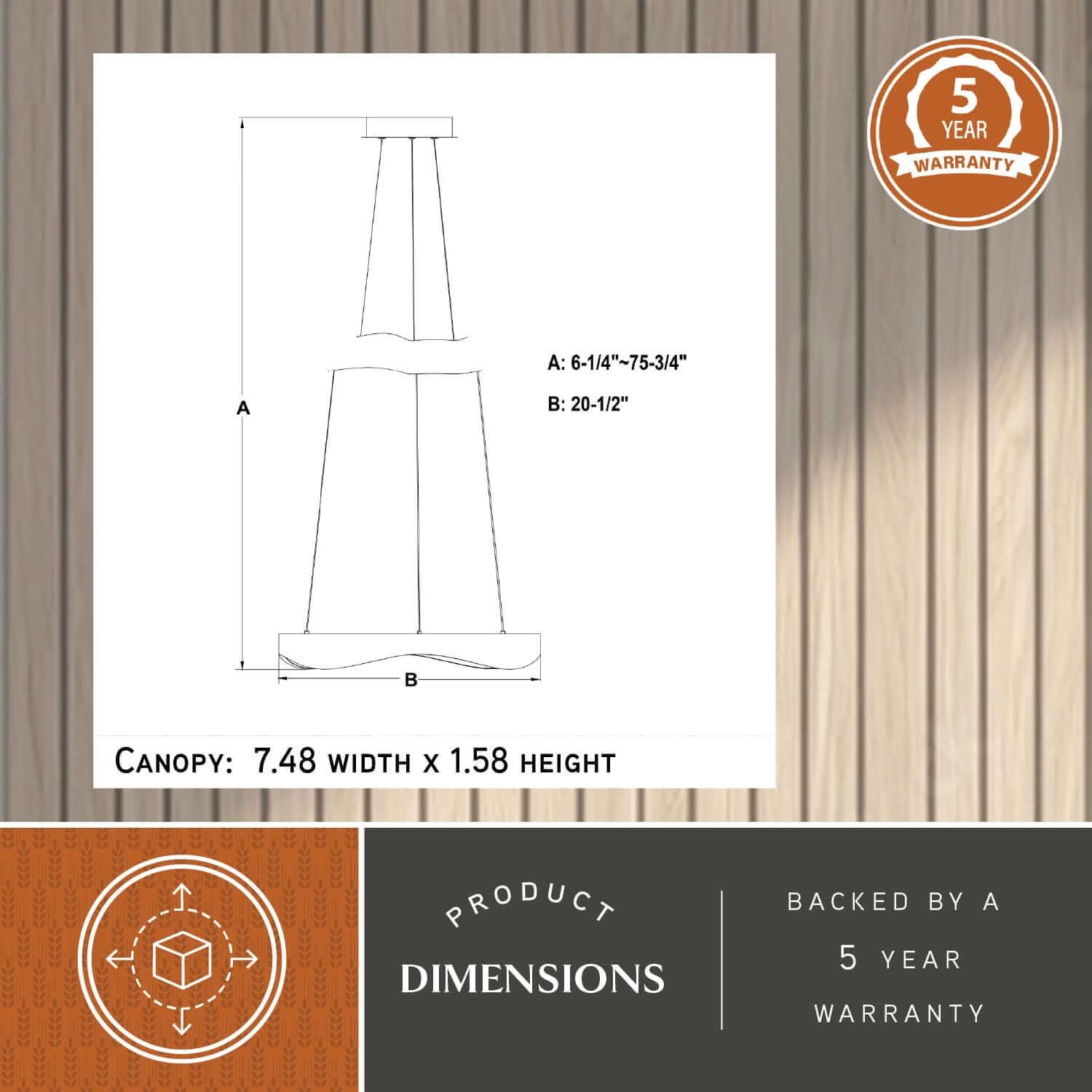 Bowen LED Chandelier