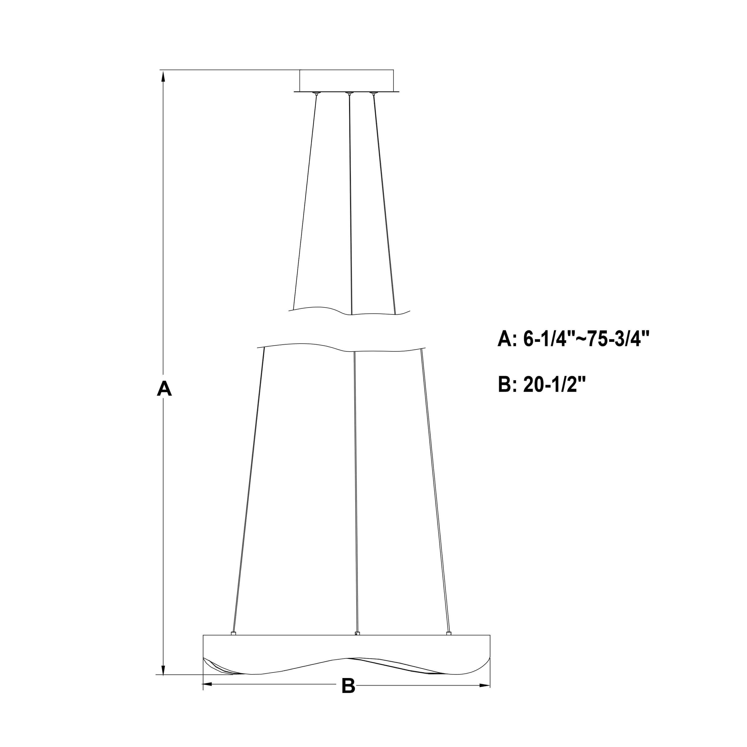 Bowen LED Chandelier