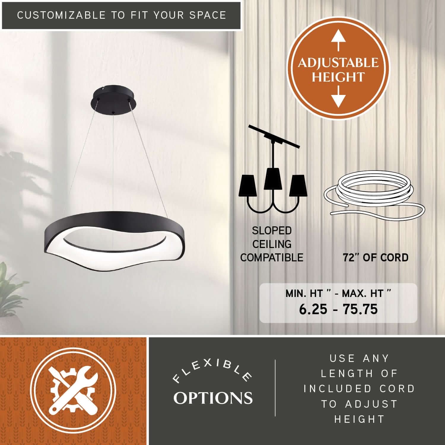 Bowen LED Chandelier