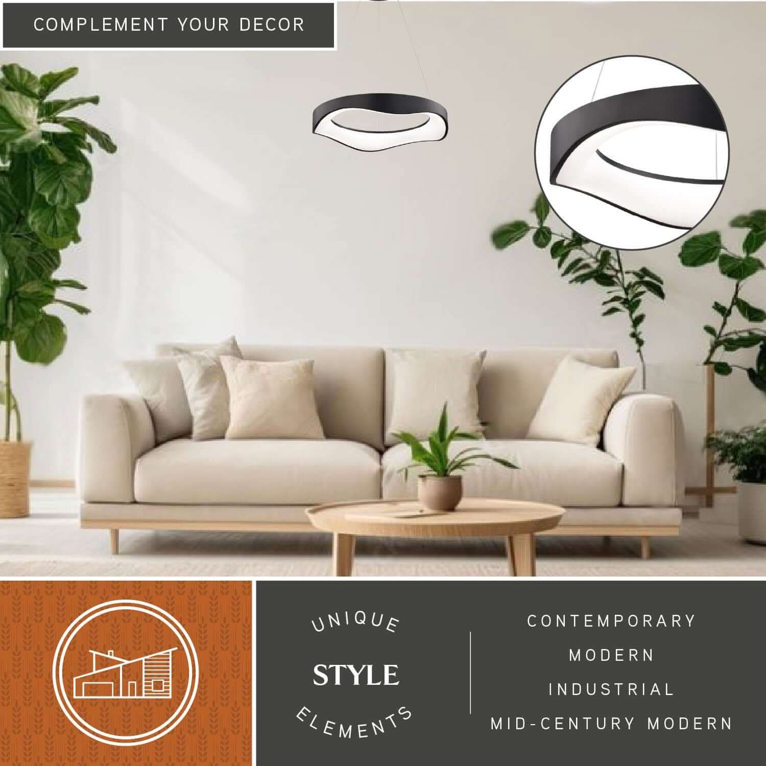 Bowen LED Chandelier