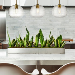 Harmony 3 Light Linear Chandelier Olde Brass