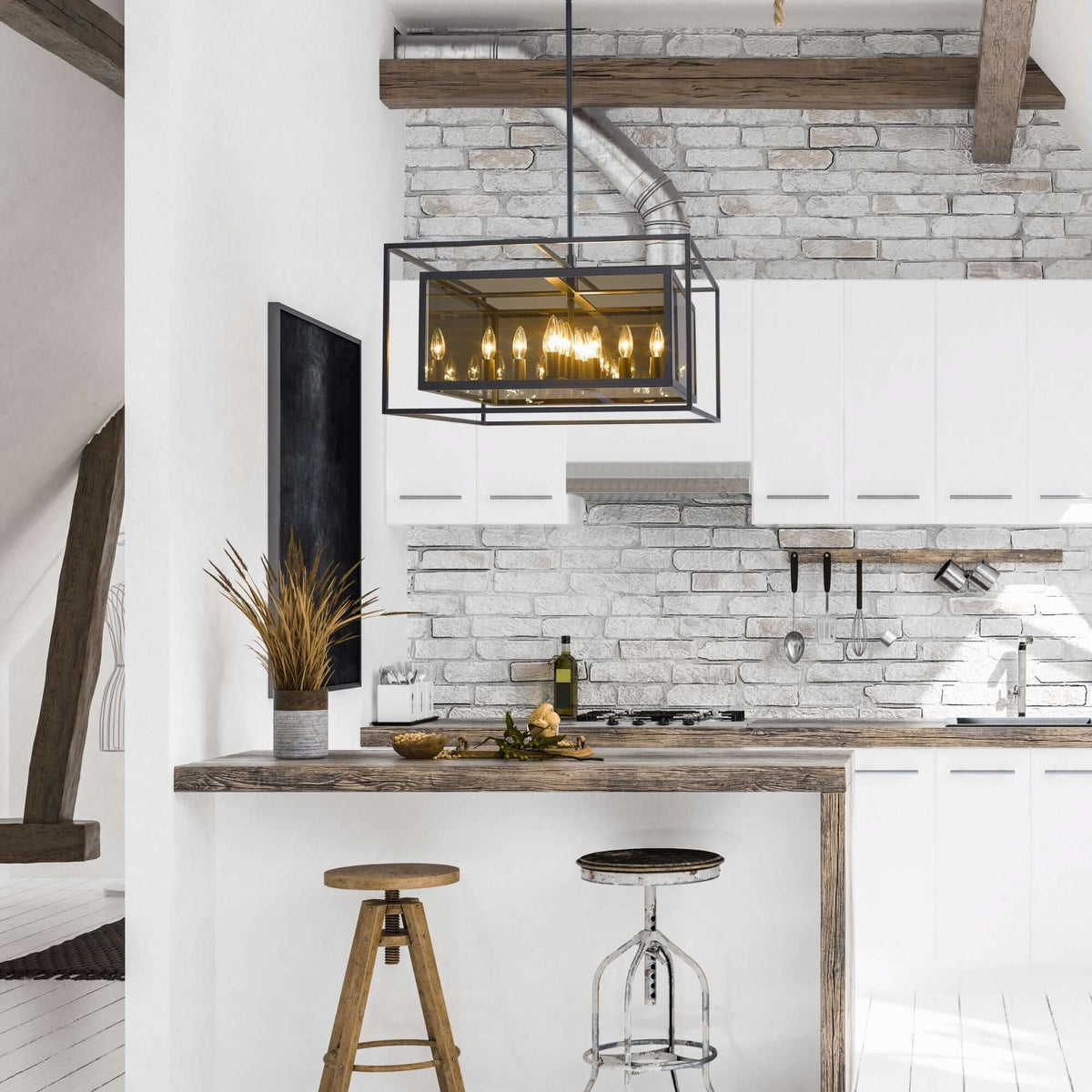 Infinity 12 Light Chandelier Misty Charcoal