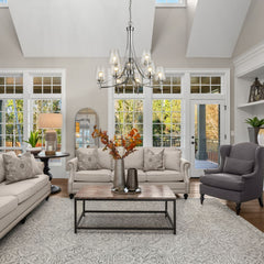 Joliet 9 Light Chandelier Chrome