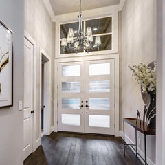 Joliet 9 Light Chandelier Chrome