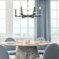 Kaden 6 Light Chandelier Matte Black