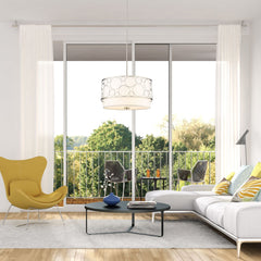 Kendall 4 Light Chandelier Brushed Nickel