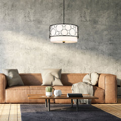 Kendall 4 Light Chandelier Matte Black