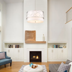 Kendall 5 Light Chandelier Brushed Nickel