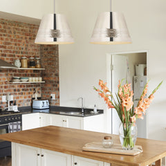 Maddox 1 Light Chandelier Polished Nickel