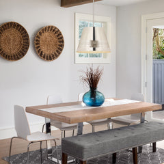 Maddox 1 Light Chandelier Polished Nickel