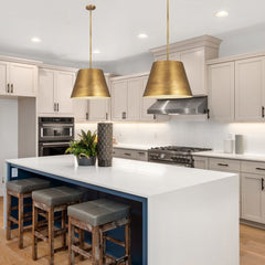 Maddox 1 Light Chandelier Rubbed Brass