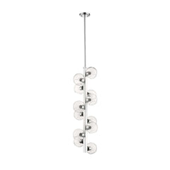 Marquee 12 Light Chandelier Chrome