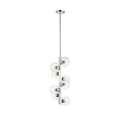 Marquee 8 Light Chandelier Chrome