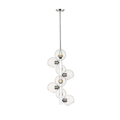 Marquee 8 Light Chandelier Chrome