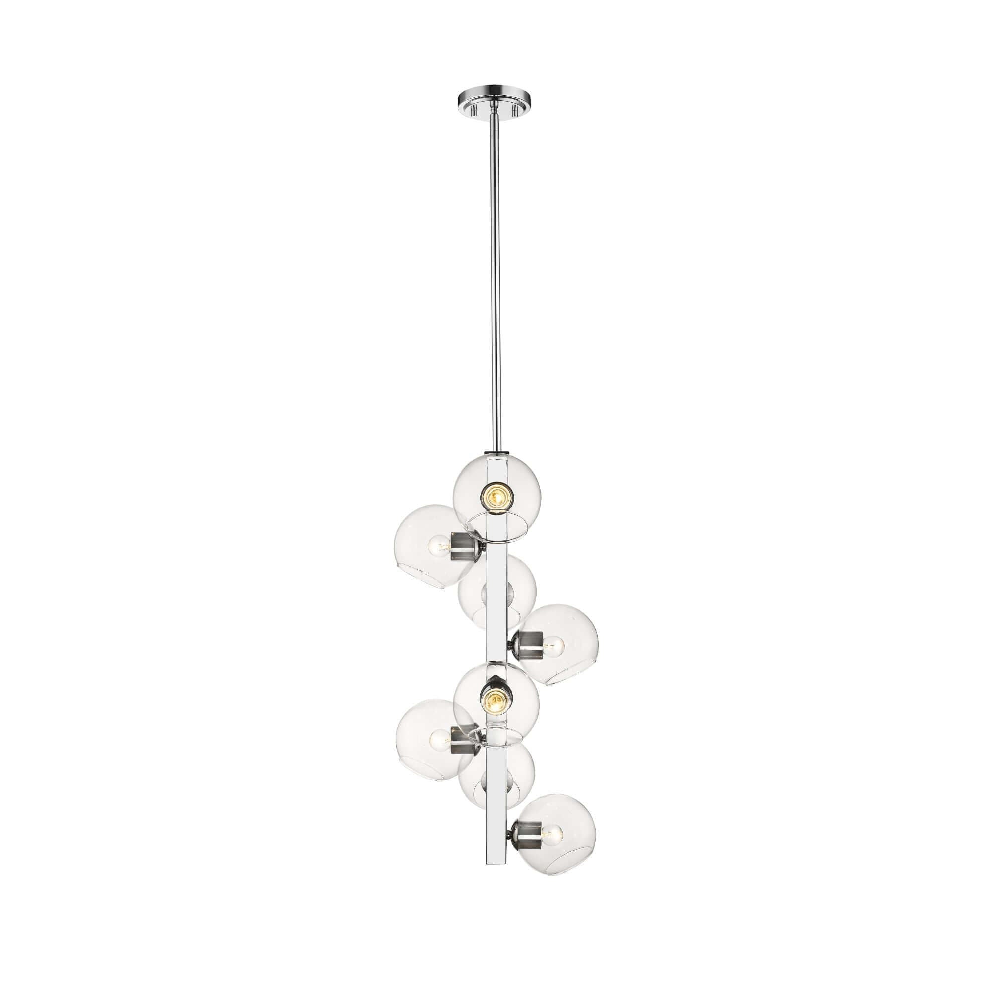Marquee 8 Light Chandelier Chrome