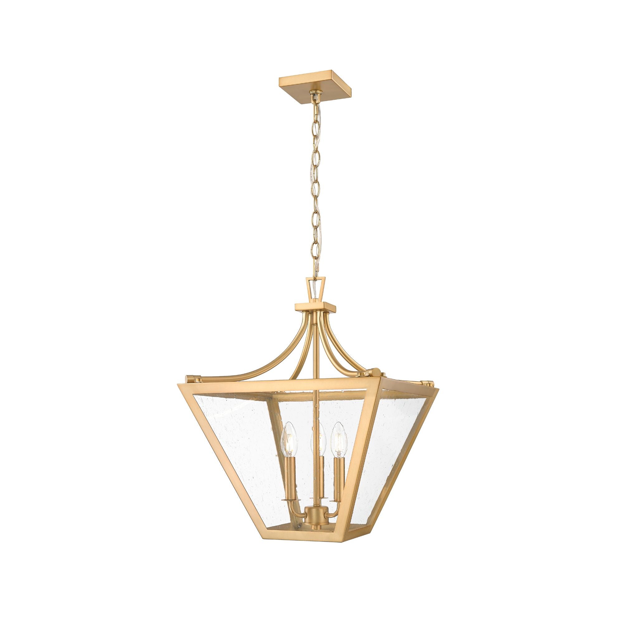 Montalcino 3 Light Chandelier Rubbed Brass