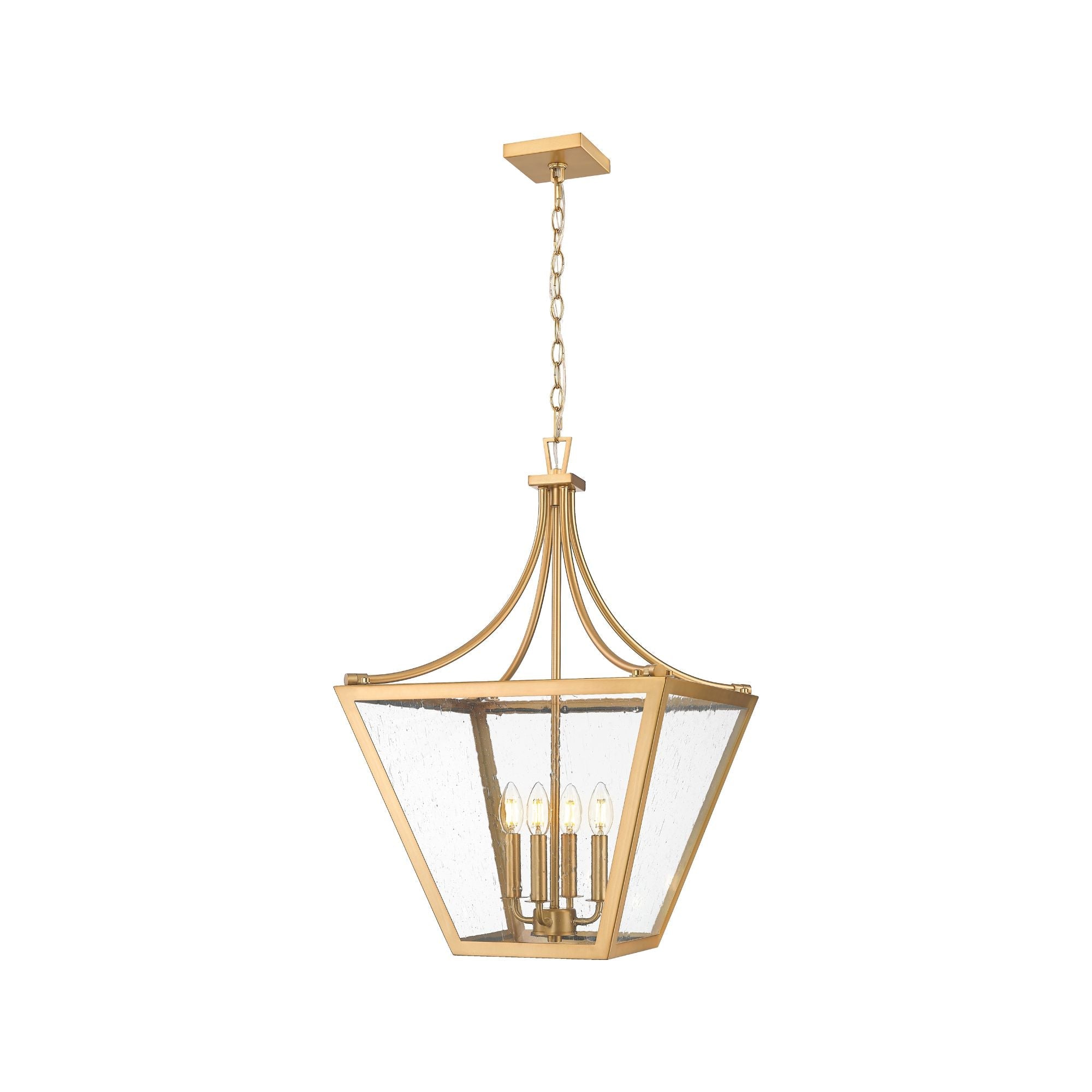 Montalcino 4 Light Chandelier Rubbed Brass
