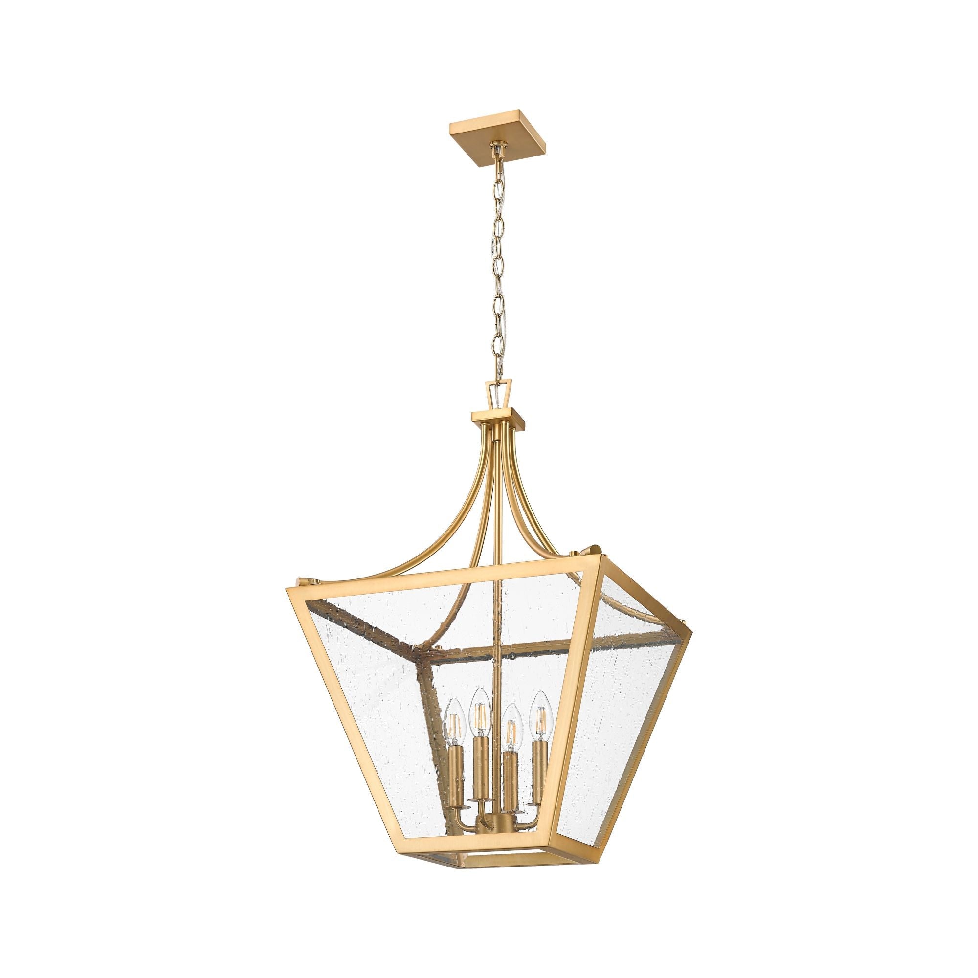 Montalcino 4 Light Chandelier Rubbed Brass