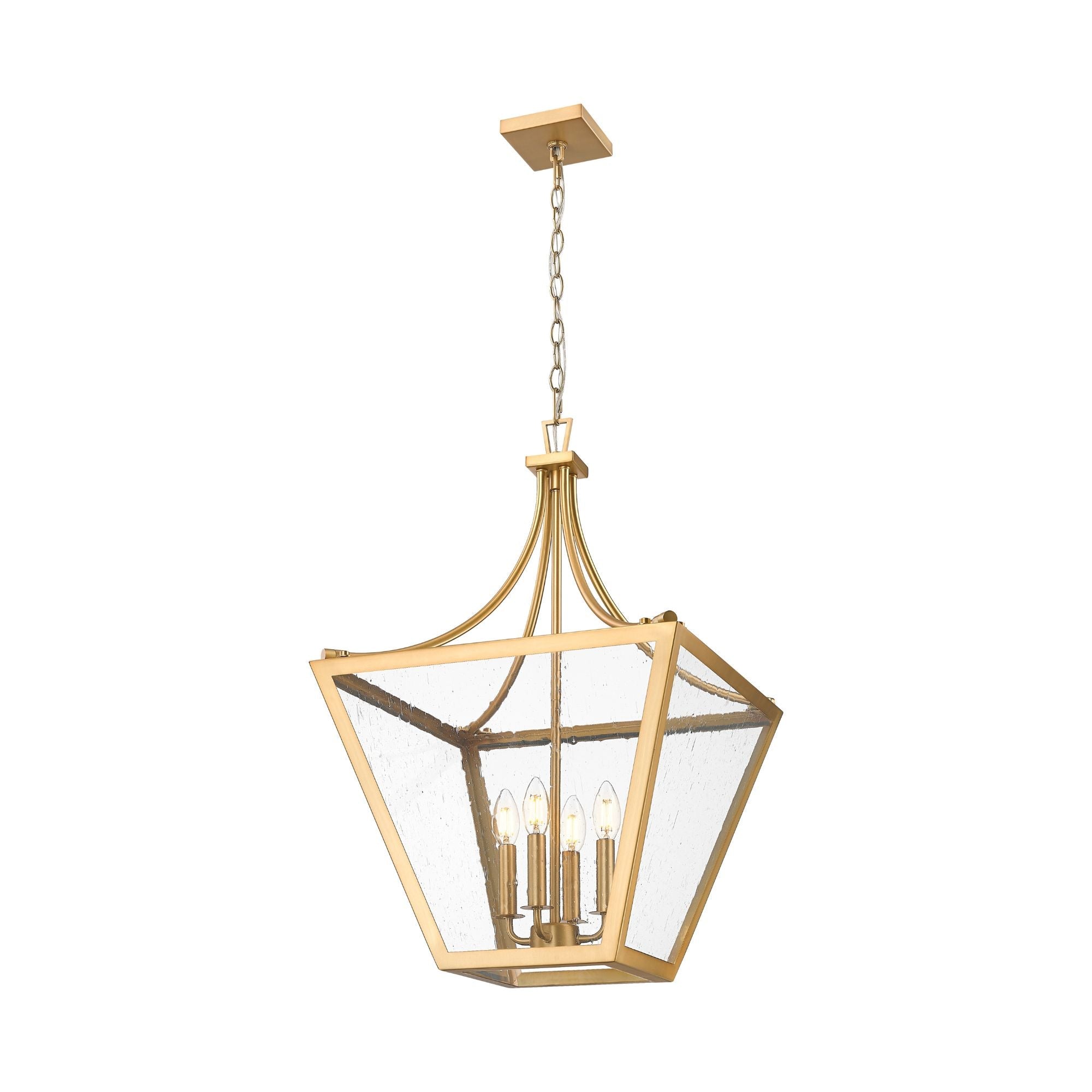 Montalcino 4 Light Chandelier Rubbed Brass