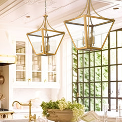 Montalcino 4 Light Chandelier Rubbed Brass
