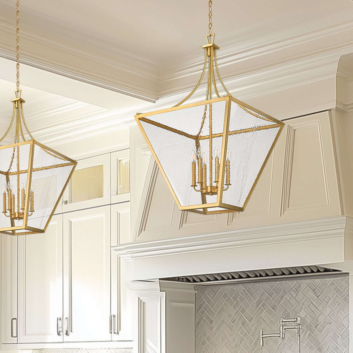 Montalcino 6 Light Chandelier Rubbed Brass