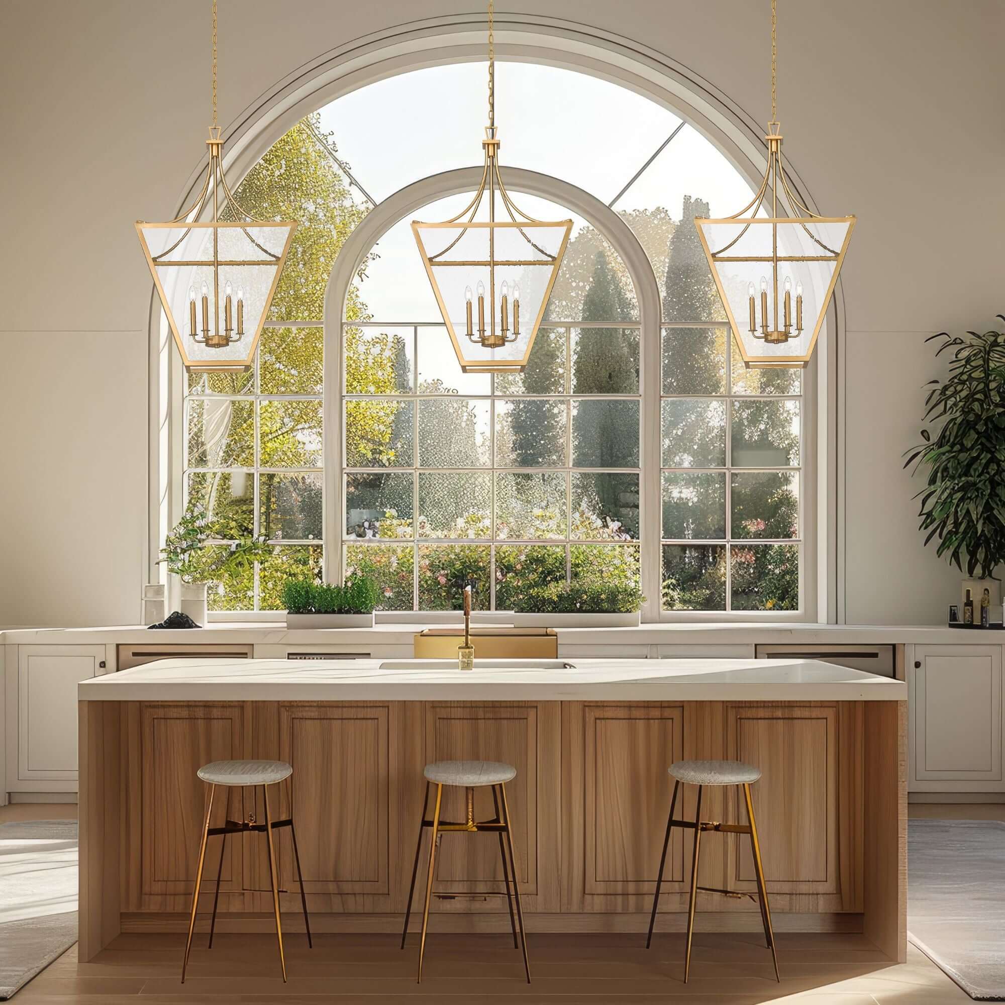 Montalcino 6 Light Chandelier Rubbed Brass