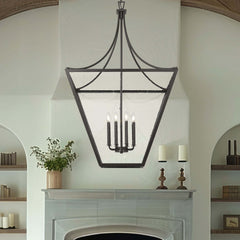 Montalcino 8 Light Chandelier Iron Ore
