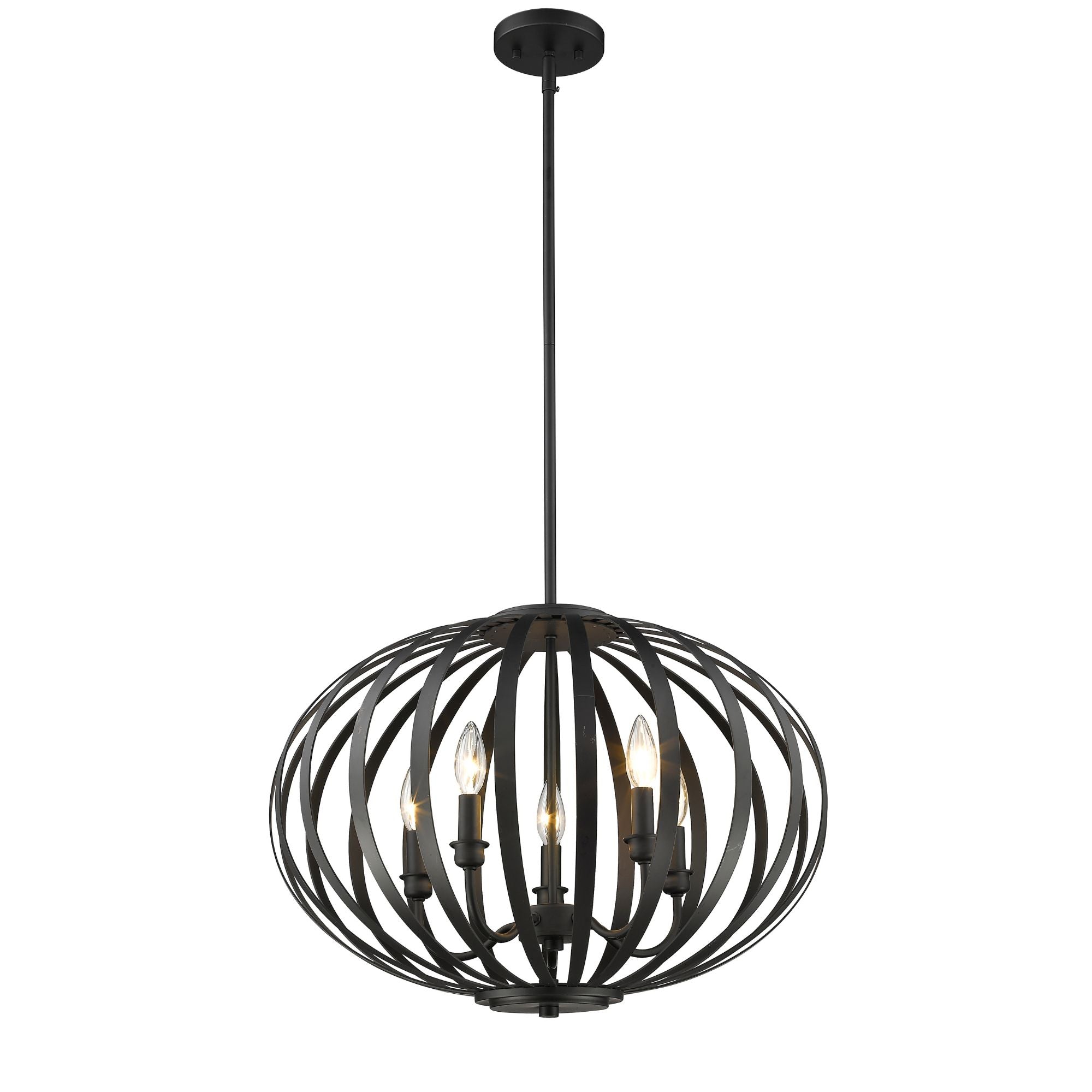 Moundou 5 Light Chandelier Bronze