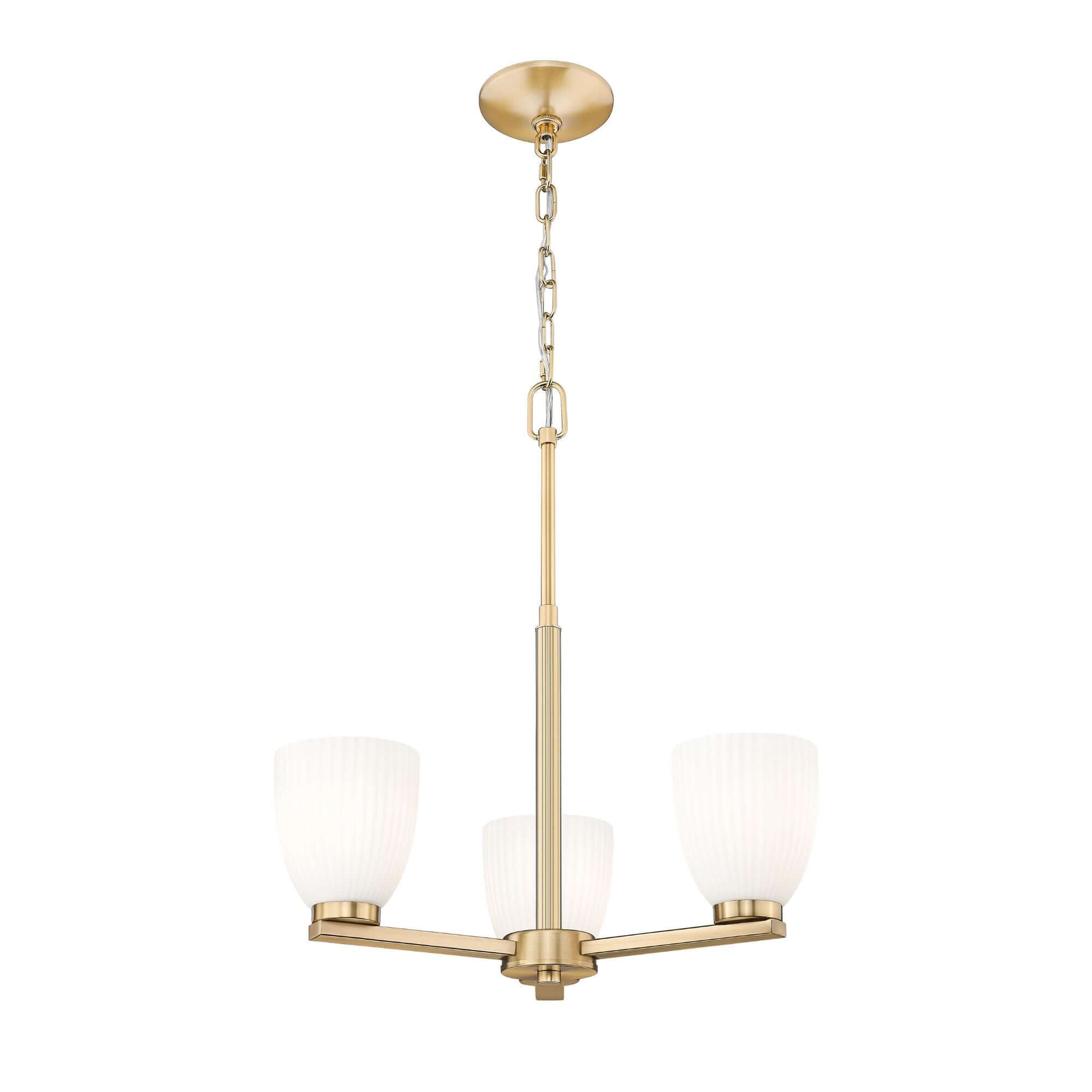 Naya 3 Light Chandelier Modern Gold
