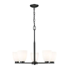 Naya 5 Light Chandelier Matte Black
