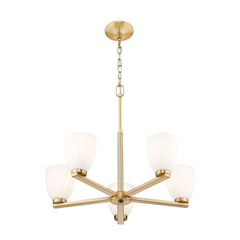Naya 5 Light Chandelier Modern Gold